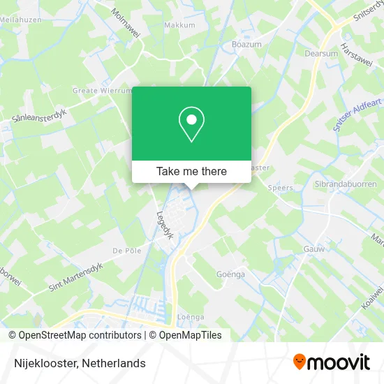 Nijeklooster map