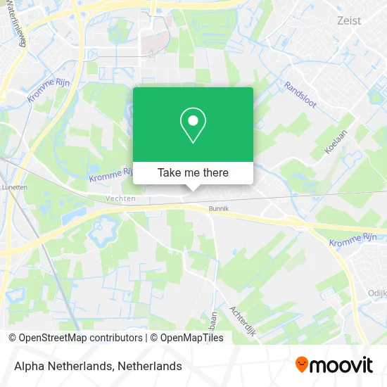 Alpha Netherlands map