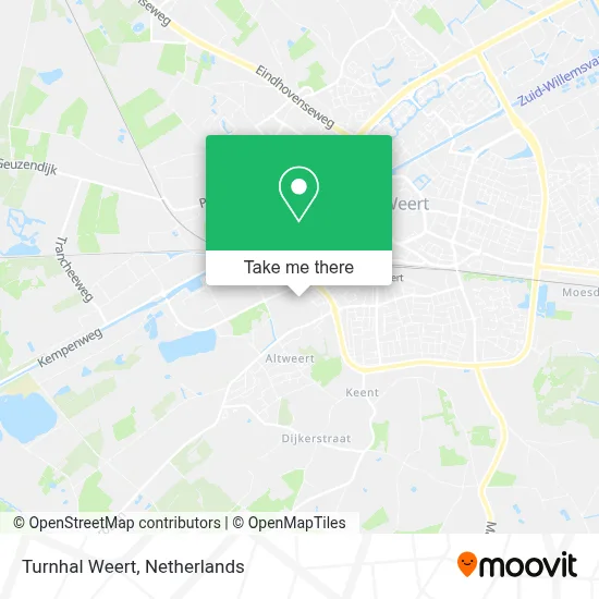 Turnhal Weert map