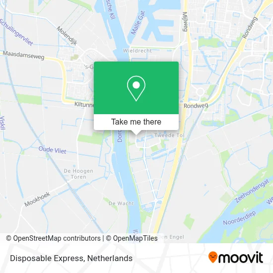 Disposable Express map