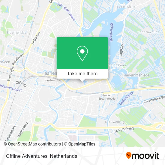 Offline Adventures map