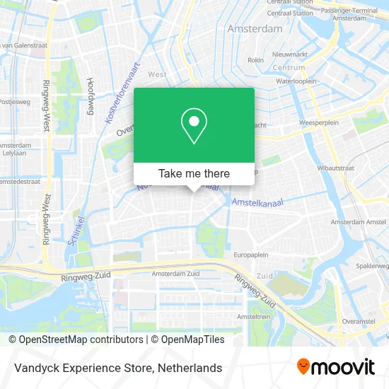 Vandyck Experience Store map