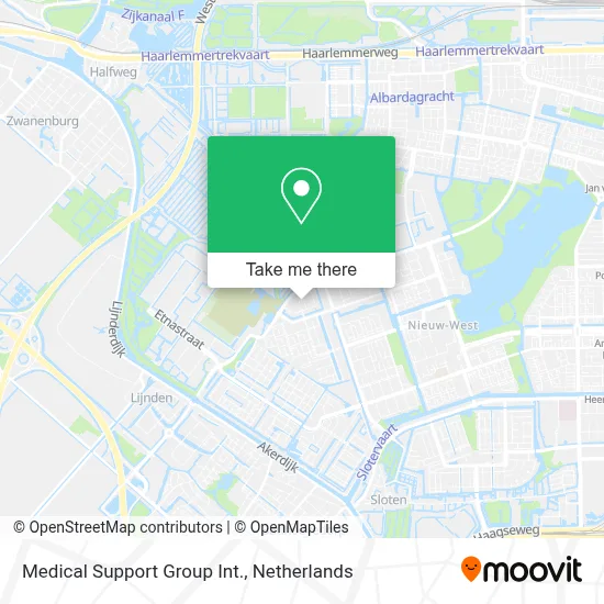 Medical Support Group Int. map