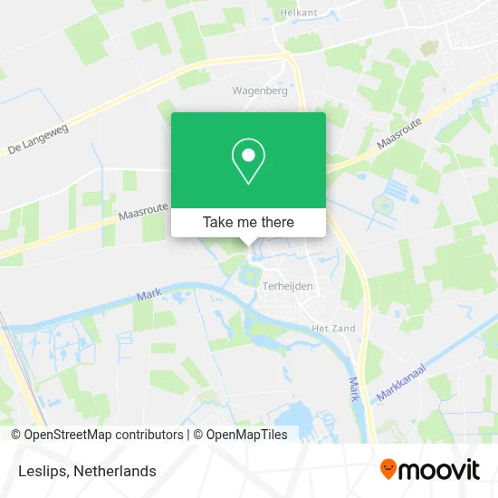 Leslips map