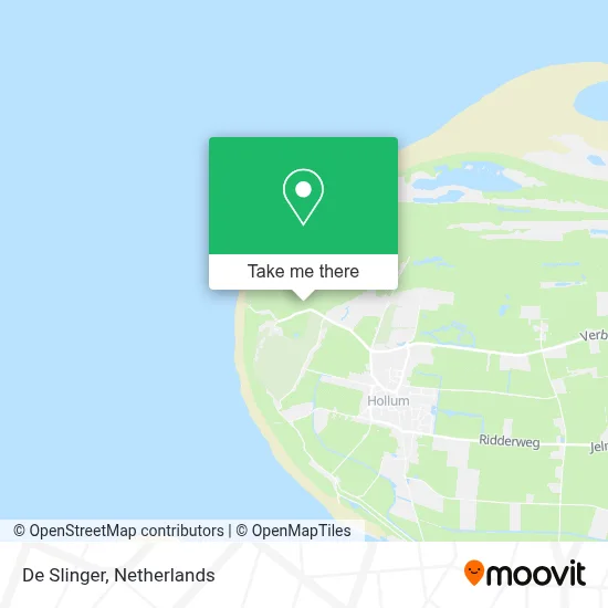 De Slinger map