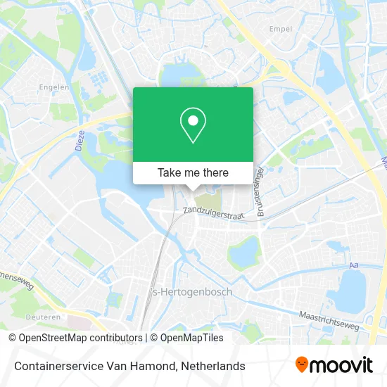 Containerservice Van Hamond Karte