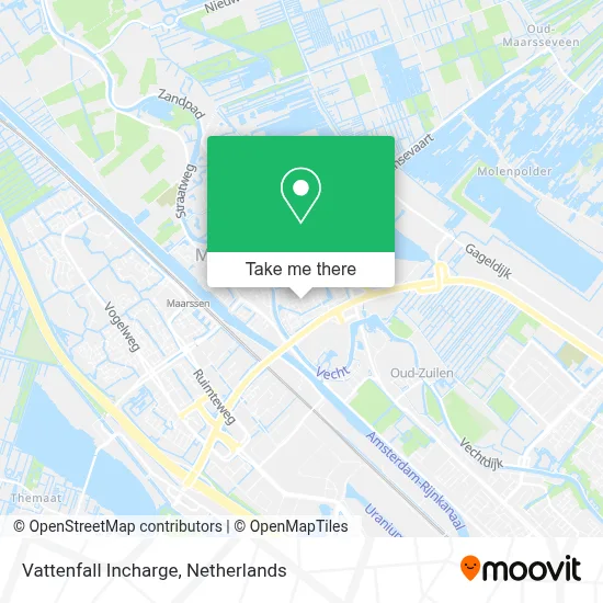 Vattenfall Incharge map