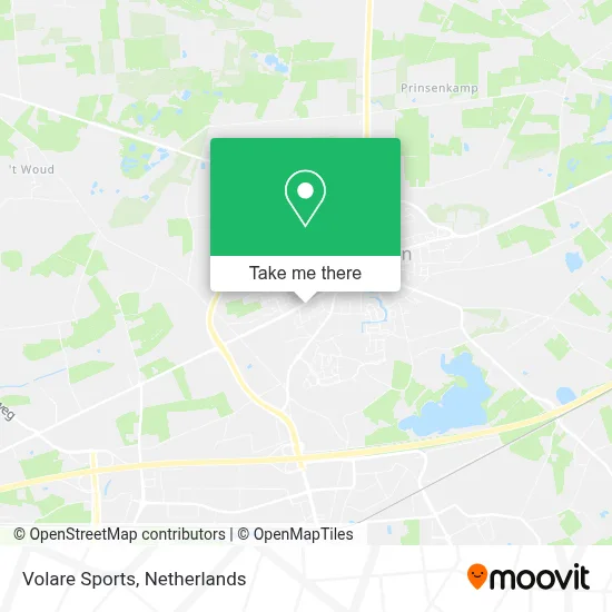 Volare Sports map