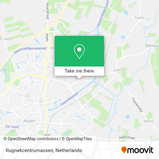 Rugnekcentrumassen Karte
