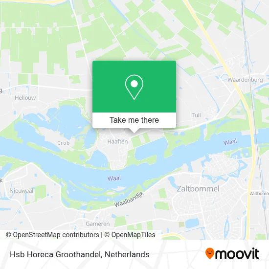 Hsb Horeca Groothandel map