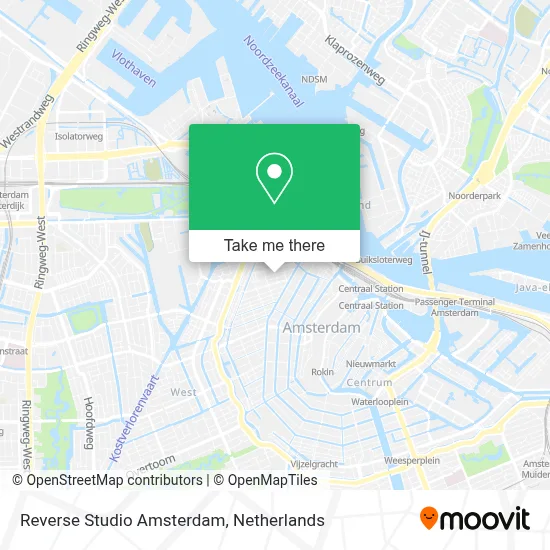 Reverse Studio Amsterdam Karte