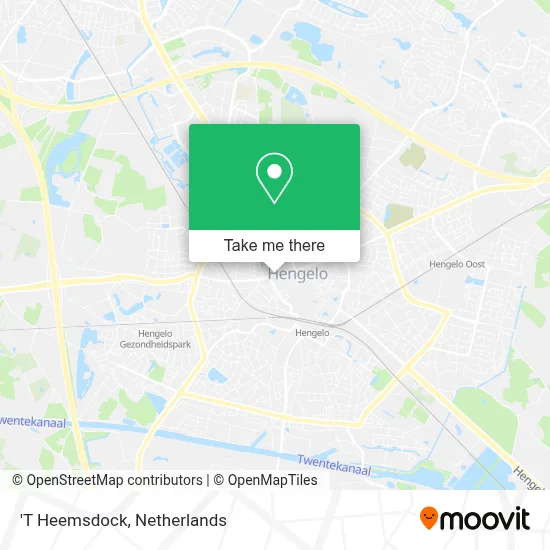 'T Heemsdock map
