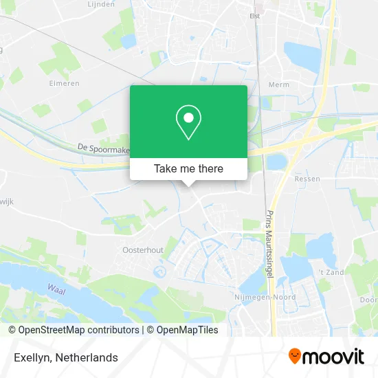 Exellyn map