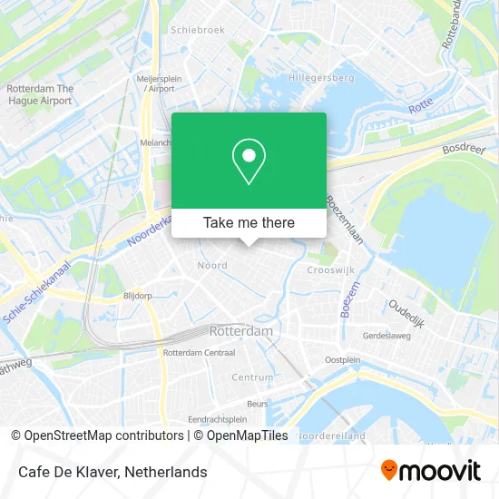 Cafe De Klaver map
