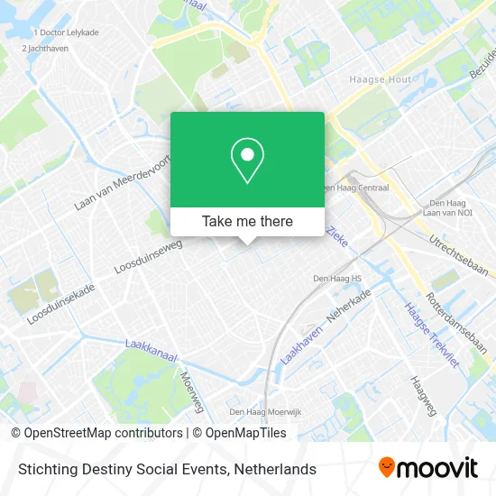 Stichting Destiny Social Events map