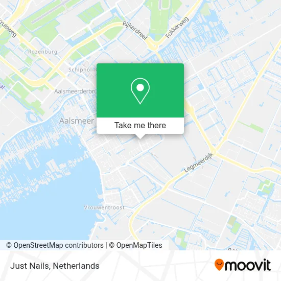 Just Nails map