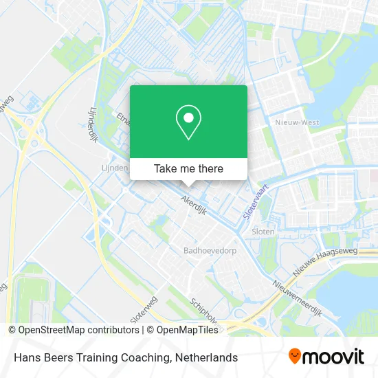 Hans Beers Training Coaching map