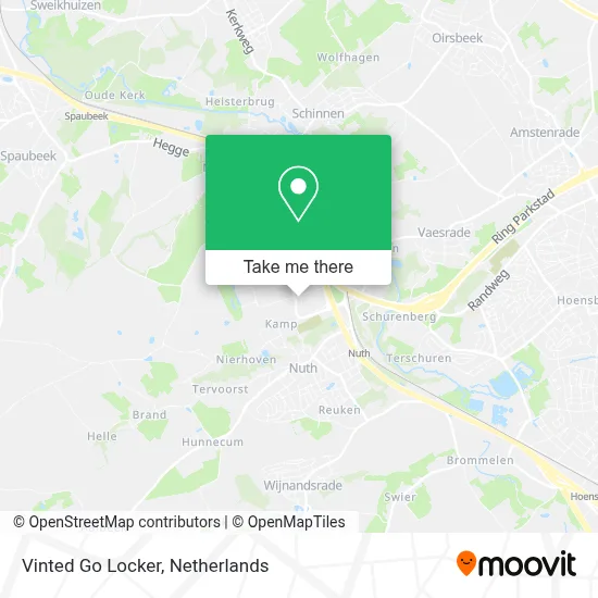 Vinted Go Locker Karte