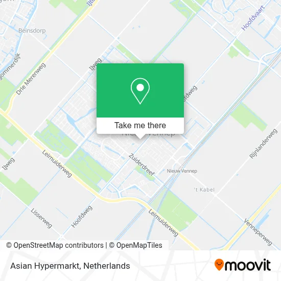 Asian Hypermarkt Karte