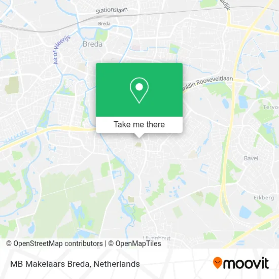 MB Makelaars Breda map