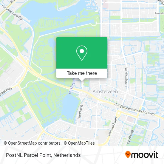 Postnl Pakketpunt map