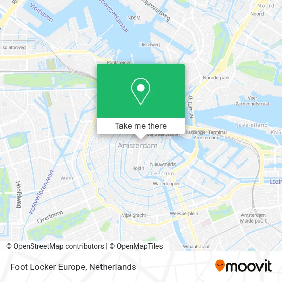 Foot Locker Europe map