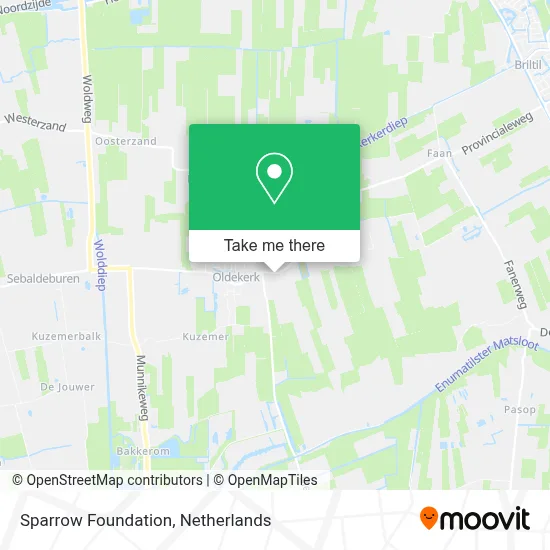 Sparrow Foundation map