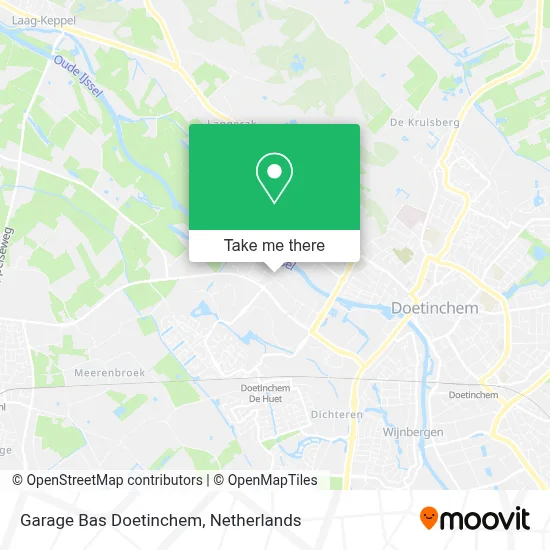 Garage Bas Doetinchem map