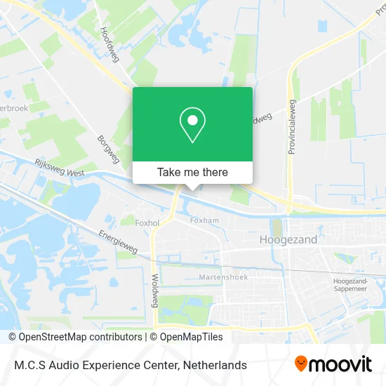 M.C.S  Audio Experience Center map