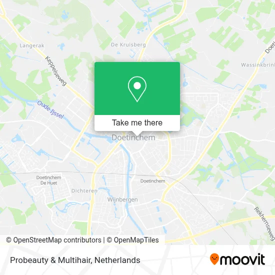 Probeauty & Multihair map