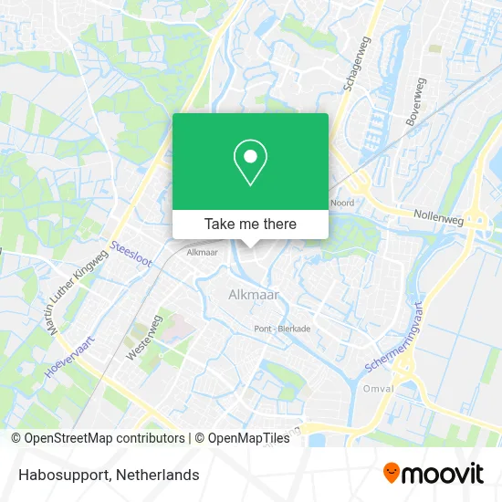 Habosupport map