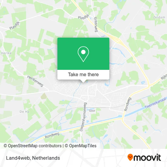 Land4web map