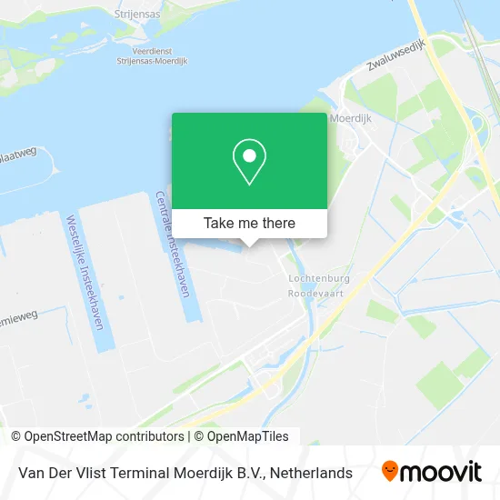 Van Der Vlist Terminal Moerdijk B.V. map