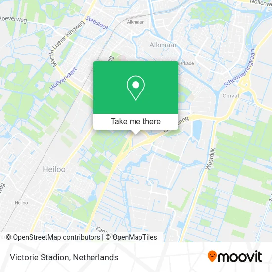 Victorie Stadion map