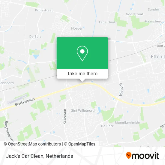 Jack's Car Clean map