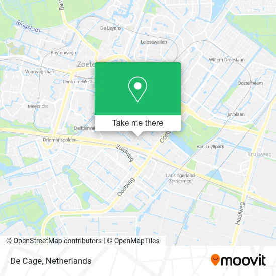 De Cage map