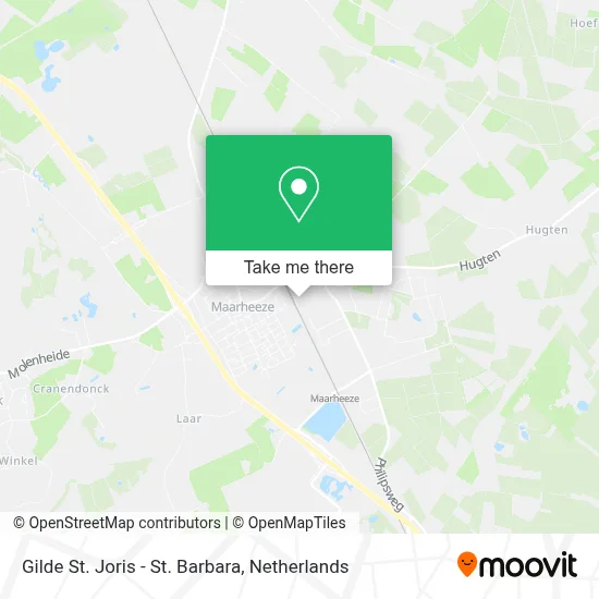 Gilde St. Joris - St. Barbara map