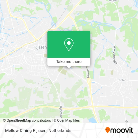 Mellow Dining Rijssen map