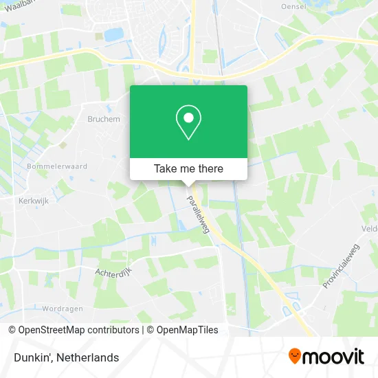 Dunkin' map