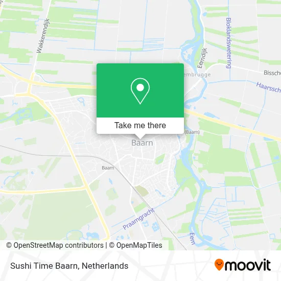 Sushi Time Baarn map