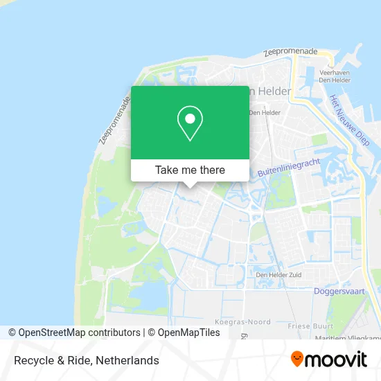 Recycle & Ride map