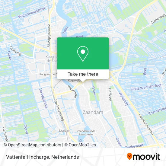 Vattenfall Incharge map