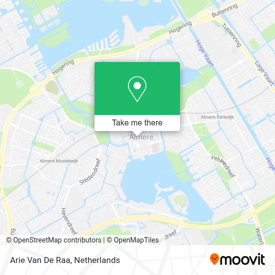 Arie Van De Raa map