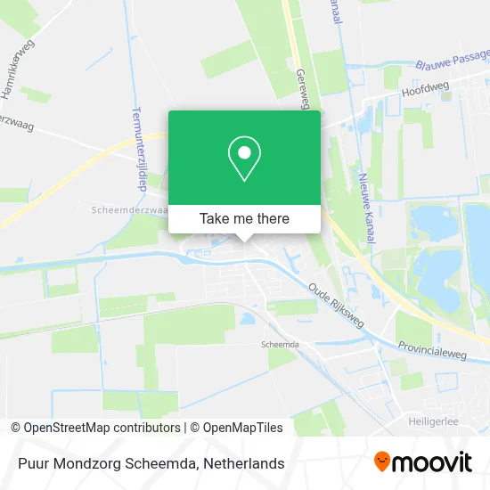 Puur Mondzorg Scheemda map