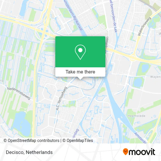 Decisco map
