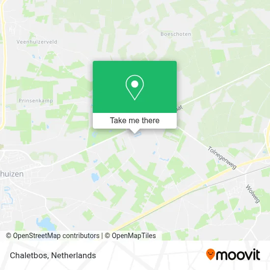 Chaletbos map
