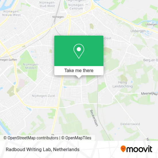 Radboud Writing Lab Karte