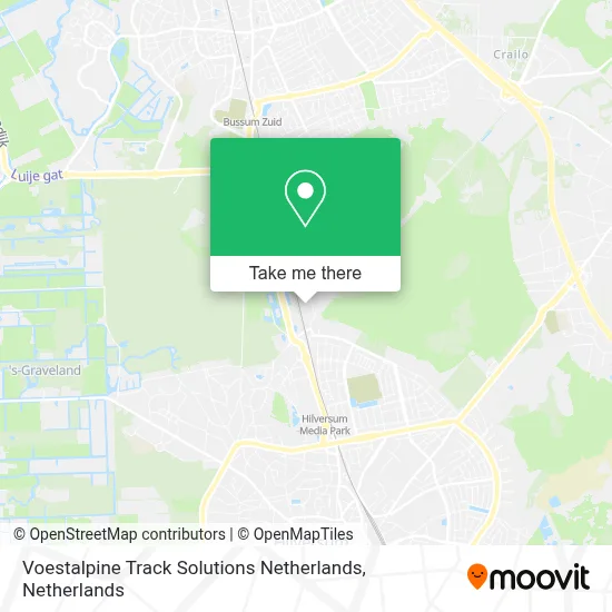 Voestalpine Track Solutions Netherlands map