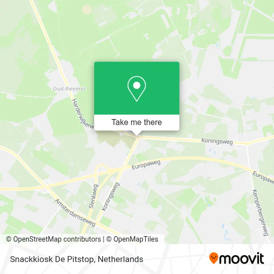 Snackkiosk De Pitstop map