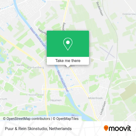 Puur & Rein Skinstudio map